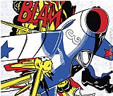 Roy Lichtenstein Famous Paintings - Blam bright
